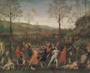 Pietro Vannuci called il Perugino, The Combat of Love and Chastity (mk05)
